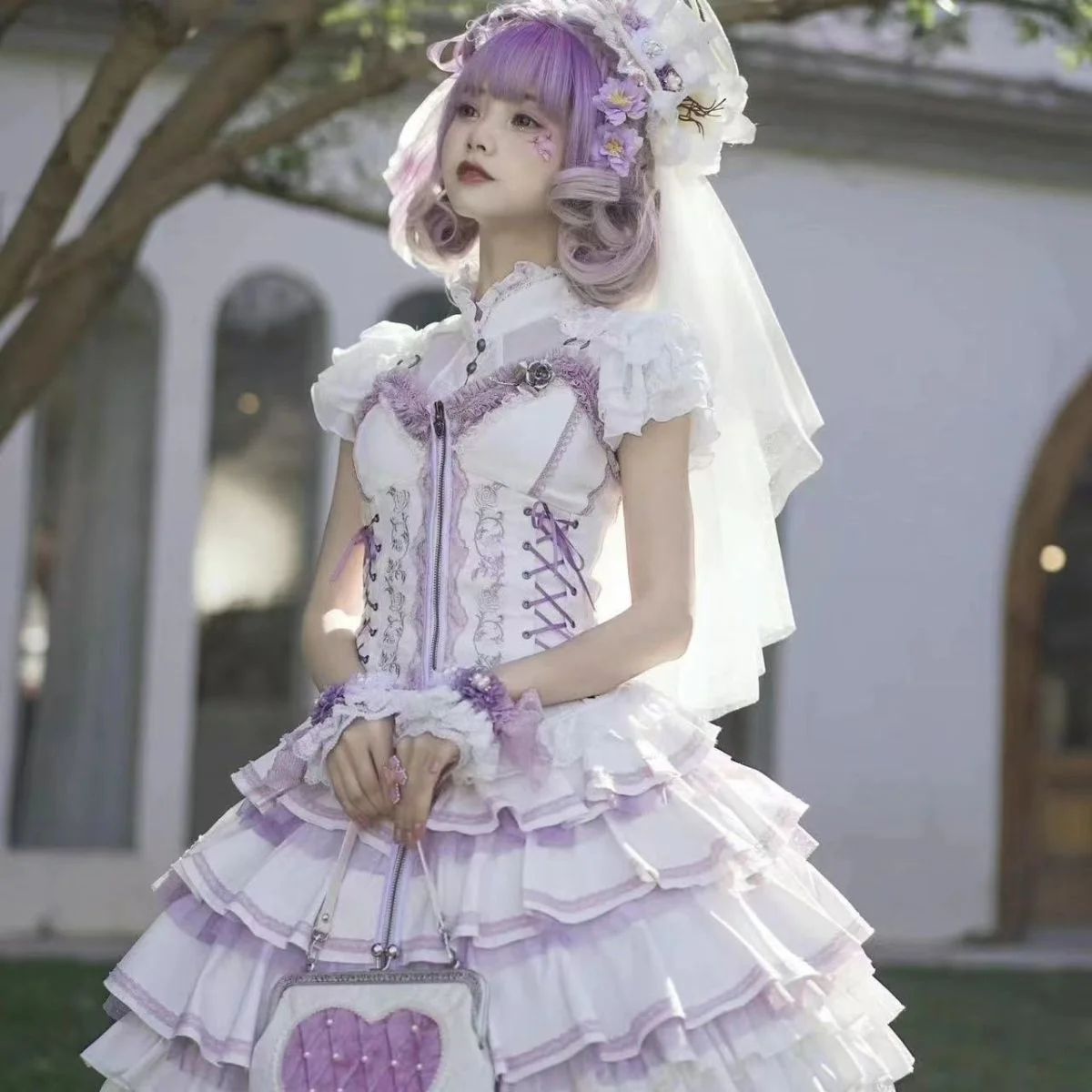 

Оригинальная этикетка OZZ летний Полный комплект с розовой юбкой в стиле "Лолита" вышивка "Оригинальное приталенное платье для собак пикантное готическое платье костюм в стиле" Лолита"