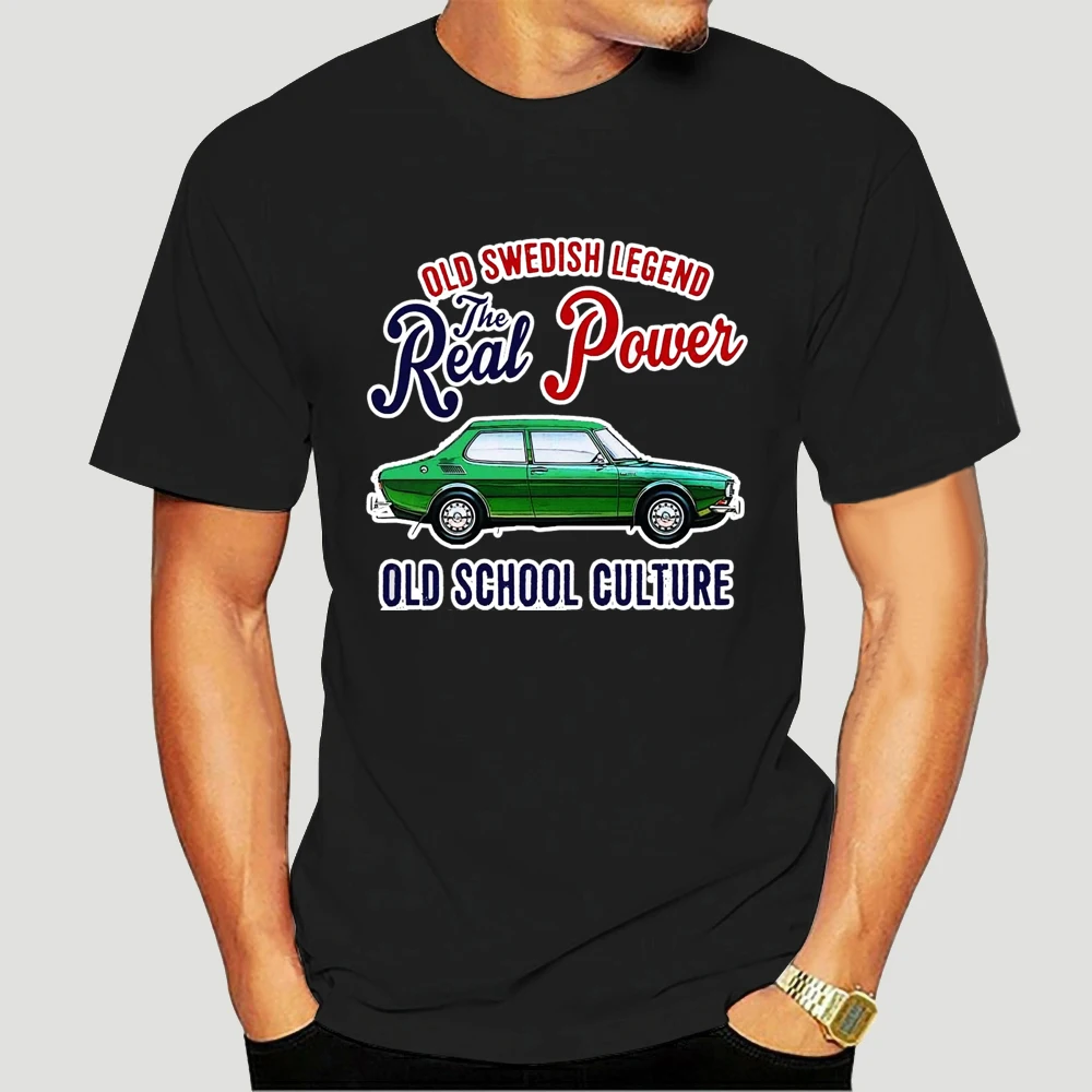 

Camiseta de algodón de estilo Vintage, Saab 99, coche sueco, 5288X