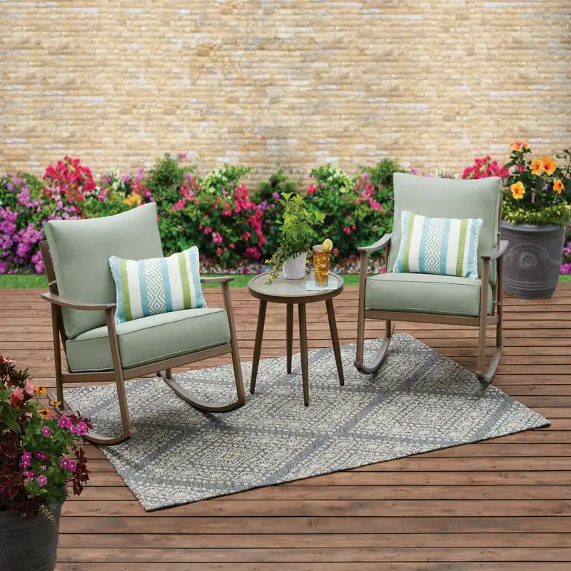 

Gardens Roxbury 3 Piece Cushion Rocking Chair Set