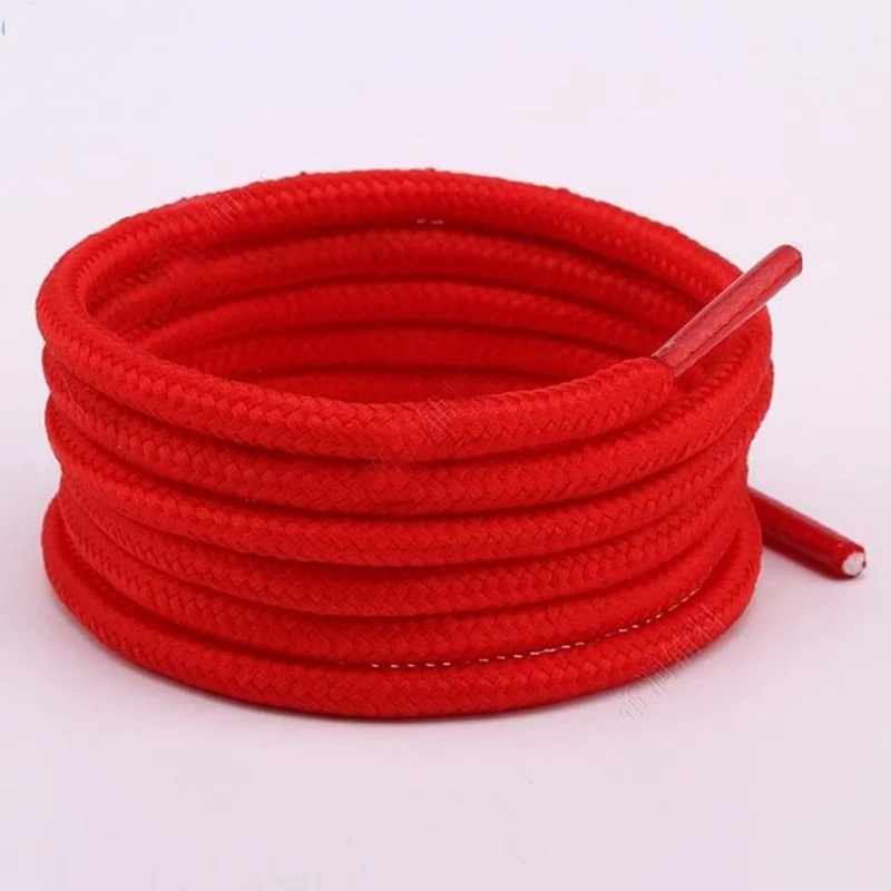 

100cm/150cm Long of Round Shoelaces Shoe Strings Shoe Laces Cord Ropes for Boots Sneakers Unisex Multi Color Waxed Round Laces