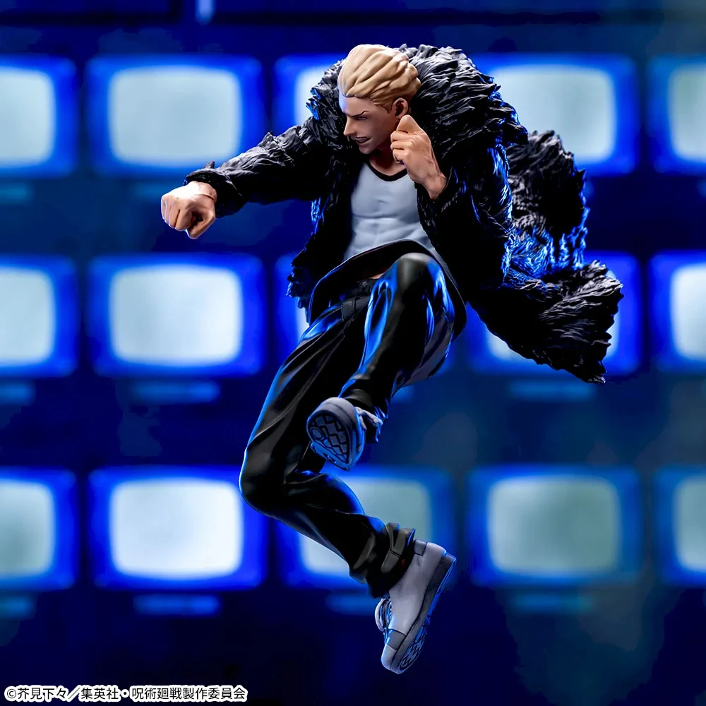 Фото [Предзаказ] Оригинальная фигурка SEGA Luminasta Jujutsu Kaisen Shimetsu Kaiyuu Hakari Kinji из ПВХ, коллекционная аниме-модель, игрушка-фигурка №4