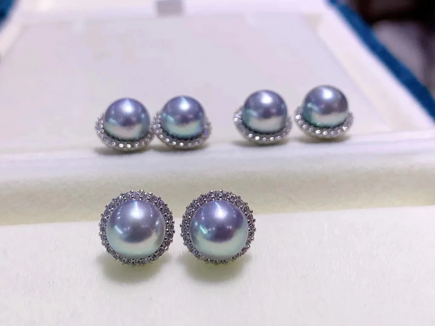 

Женские серьги из серебра 925 пробы, с жемчугом 7,5-8 мм