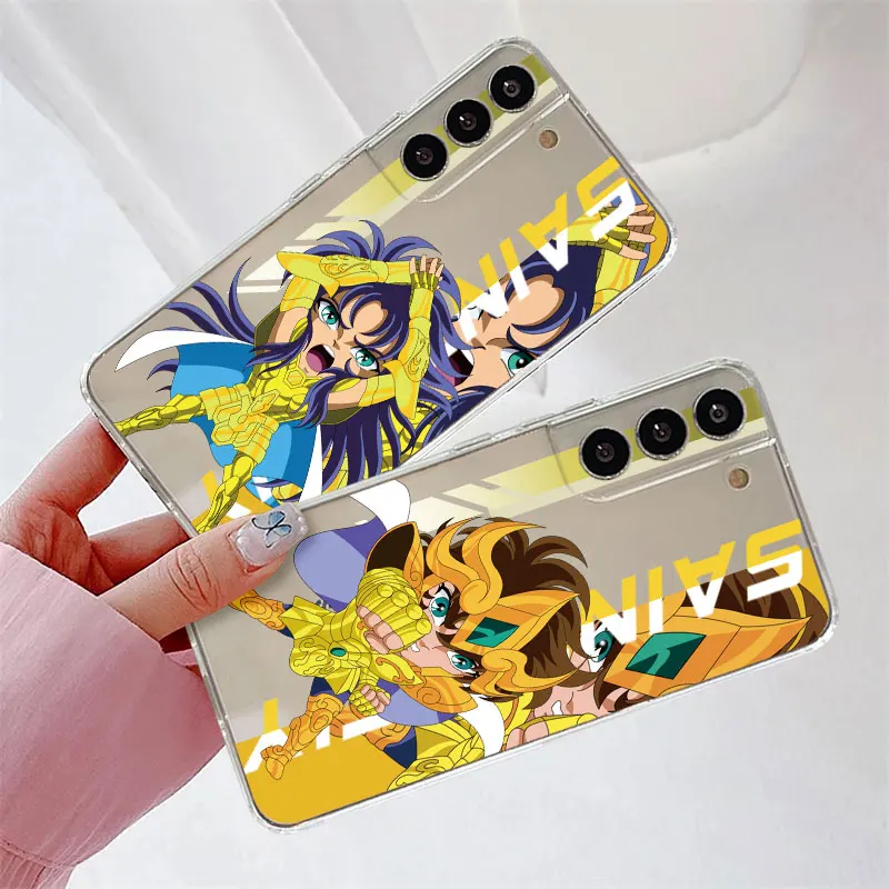 Прозрачный Чехол аниме Saint Seiya для Samsung Galaxy S23 S22 S20 FE S21 S10 S9 Plus Note 20 Ultra 10 Lite, мягкий чехол для телефона из ТПУ (art.: 3920c2cd69f29) - 3920c2cd69f29