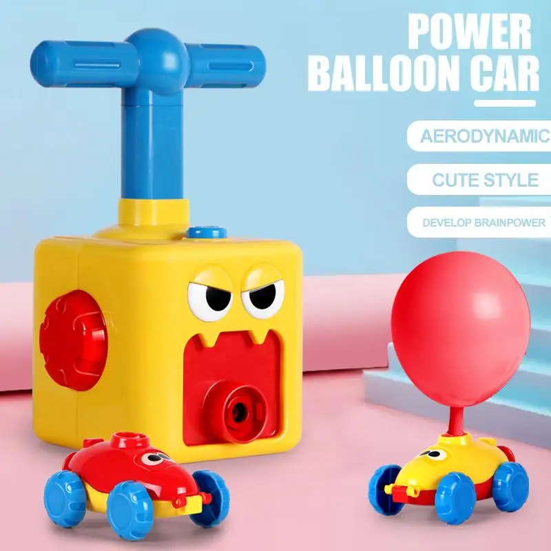 

Детский Мощный воздушный шар автомобиль игрушка инерционная мощность воздушный шар пусковая установка обучение научный эксперимент головоломка забавные игрушки для детей подарок