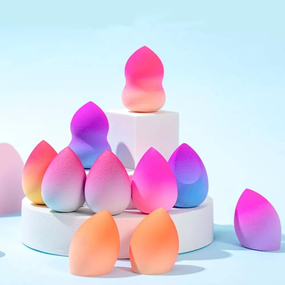 

NEW IN Makeup Sponge Puff Soft Gradient Professional Cosmetic Puff For Makeup Spons Foundation Cream Concealer Dry Wet Use