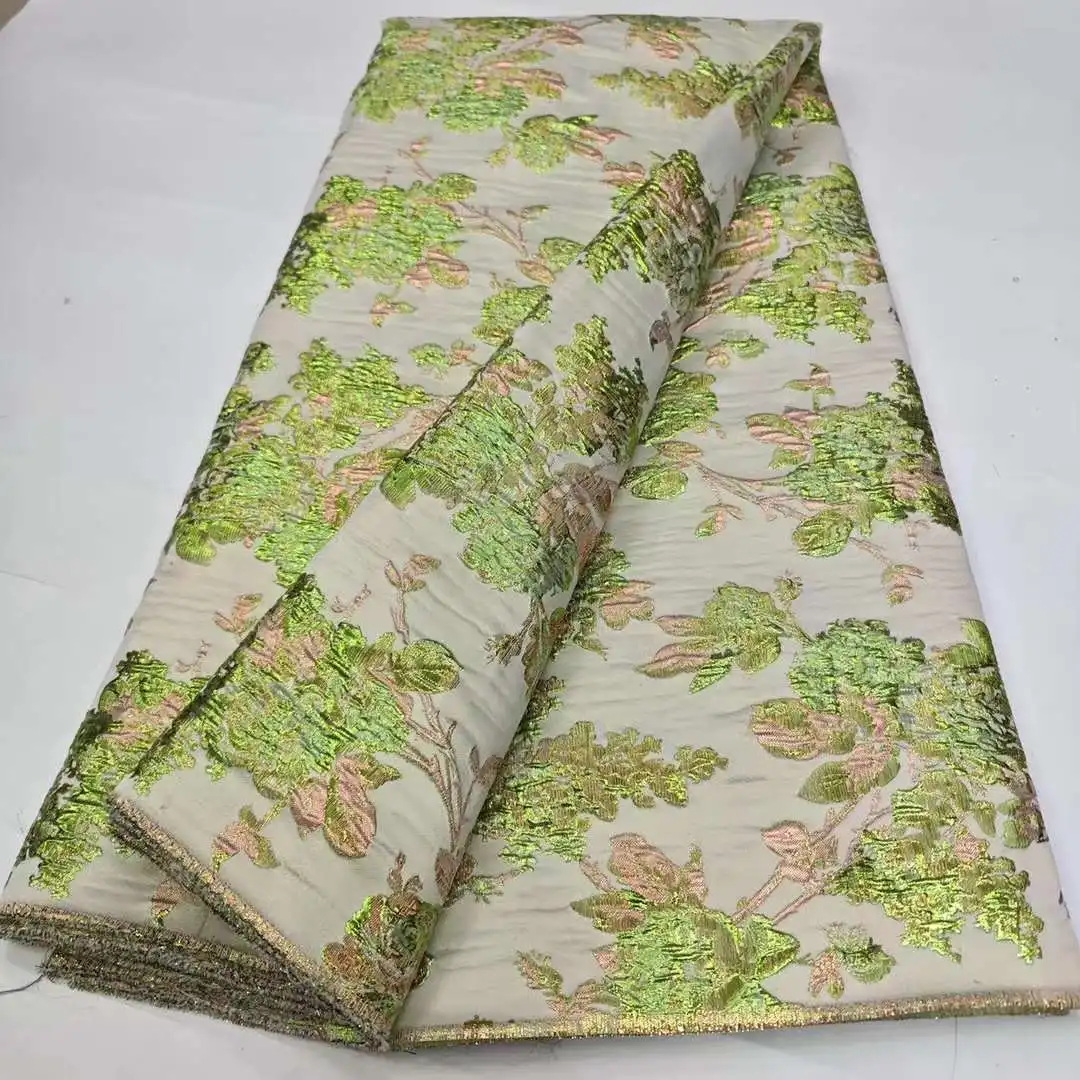 Новейшая африканская кружевная ткань 2024 Высококачественная жаккардовая