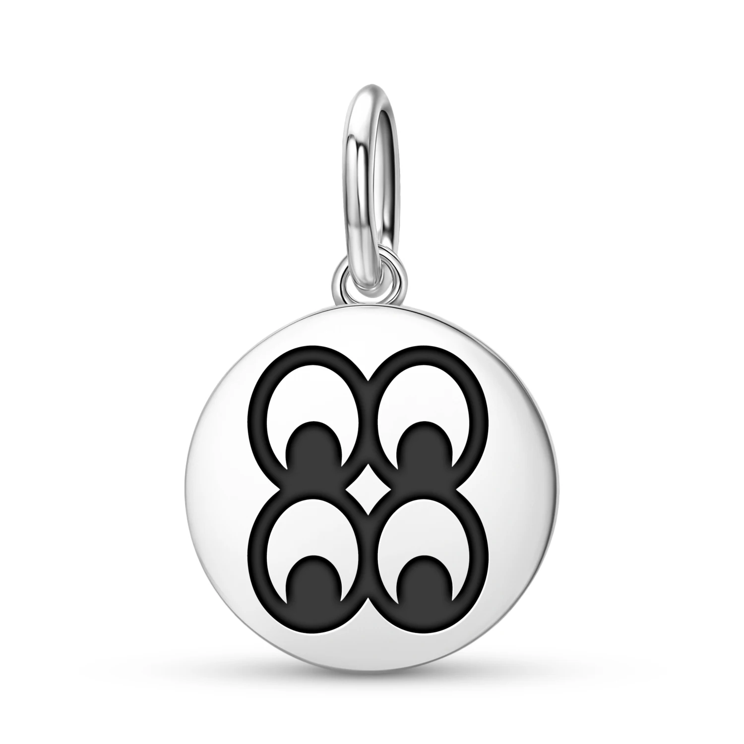 Фото Adinkra Mate Masie Wisdom Шарм из стерлингового серебра 925 пробы, подвеска «сделай сам», подходит для оригинального браслета, ювелирного изделия, подарок №1
