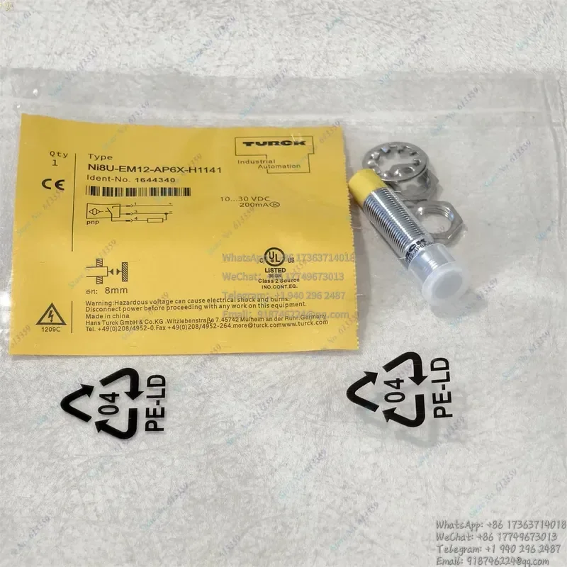 1 шт. NI8U-EM12-AP6X-H1141 или NI8U-EM12-AN6X-H1141, датчик приближения Turck, новый, высокого качества (art.: 3920db387f7d7) - 3920db387f7d7