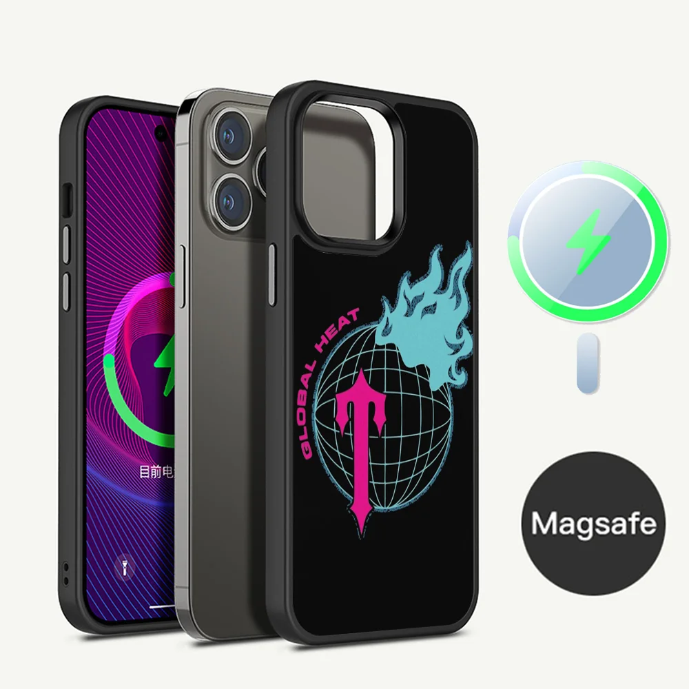 Магнитный чехол для телефона с логотипом T-Trapstar пыленепроницаемый нескользящий