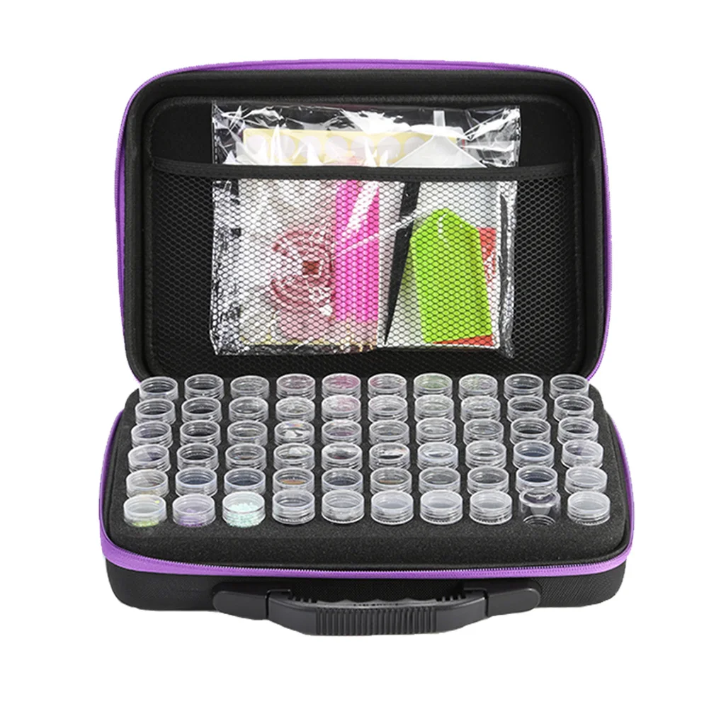

120 Bottles 5D Diamond Painting Accessories Tool Storage Box Container Kits DIY Diamond Painting Tool Set