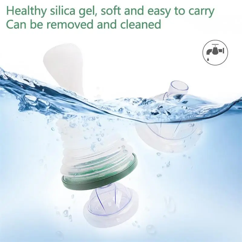 

Children Choking Rescue Device First Aid Mask Healthy Silica Gel Adults Soft Aid Training Mask Emergency Respirators
