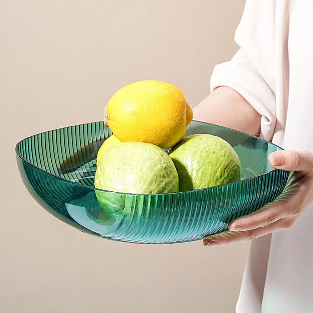

Storage Holder Practical Smooth Edge Thickened Fruit Cake Snack Serving Plate for Living Room Fruit Plate Fruit Basket