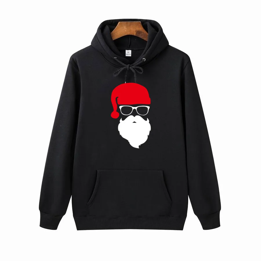 

2022 New Hoodies Men Brand Santa Father Christmas Festive Hooded Sweatshirt Mens Hoodie Tracksuit Sweat Coat Casual Sportswear