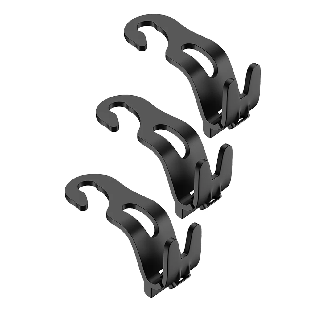 

3 Pcs Car Backseat Hooks Car Hooks Multifunctional Car Holder Back Coat Hanger Headrest Hooks Headrest Car Hook