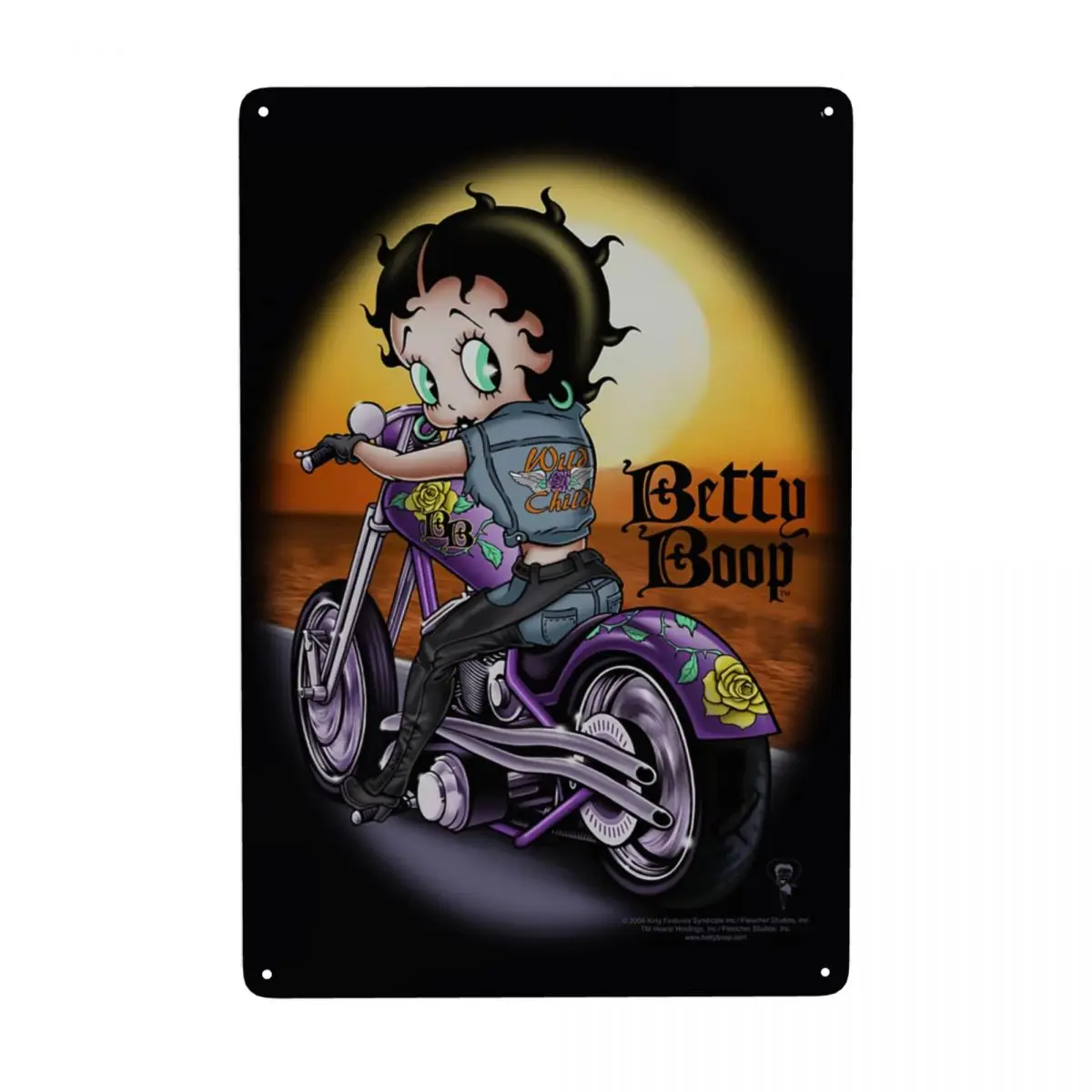 

Ретро мультфильм ТВ фильм Boop Bettys металлический знак пользовательский Аниме Манга оловянные дощечки Бар Кафе Ресторан Настенный декор 30x20 с...