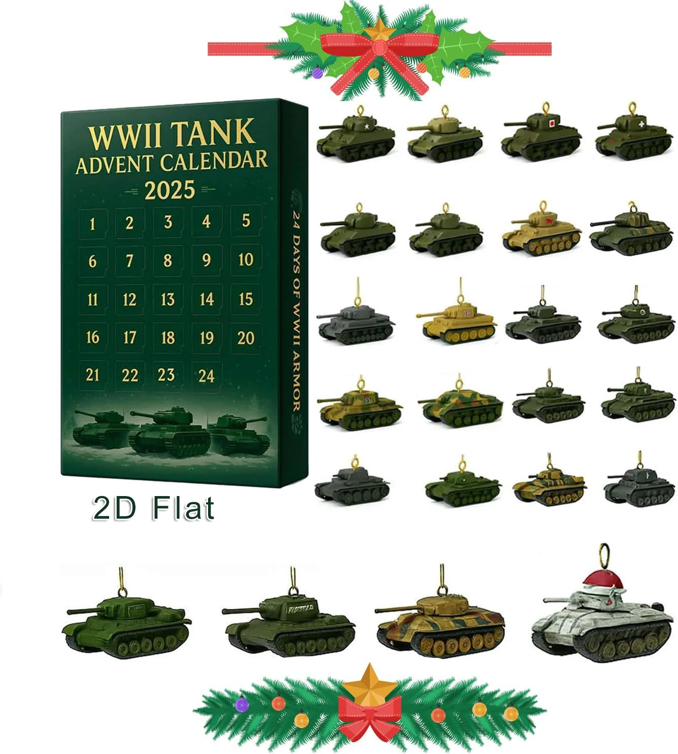 

Адвент-календарь с танками WWII 2025 года