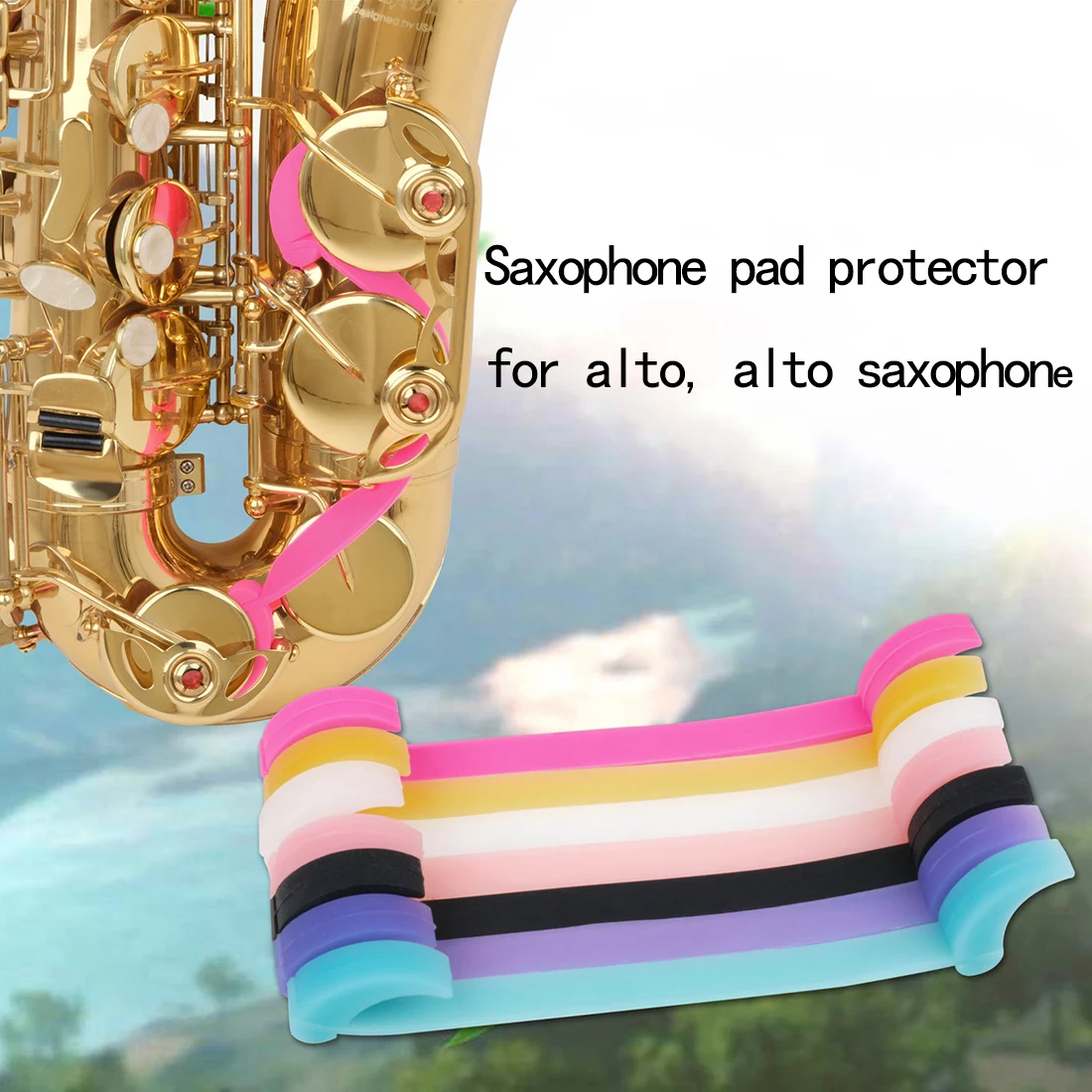 Saxophone Key Props Sax Pad Anti-Sticking Tool Silicone Saxophone Leather Pad Protector Alto/Tenor Saxophones Accessories