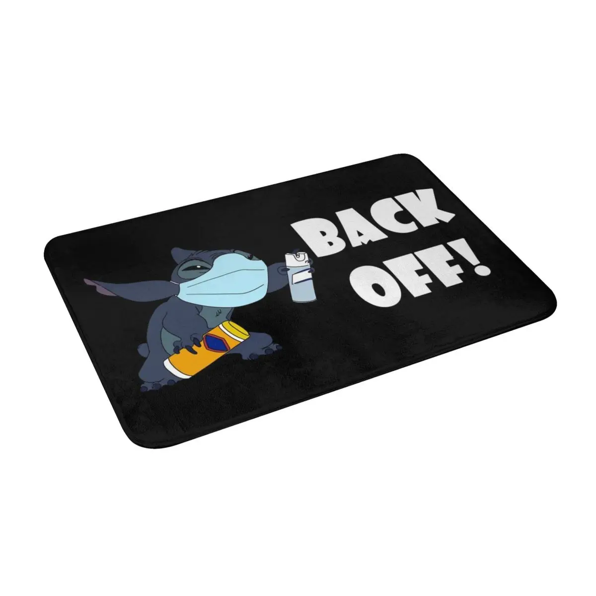 

Back Off Bath Door Floor Mat Rug Carpet Entrance LivingRoom Home Kitchen Doormat Bathroom Antiwear Musicroom Cartoon Cute Modern