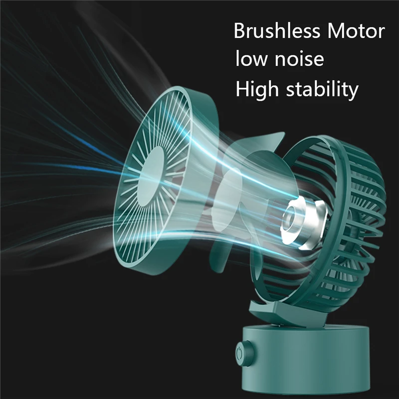 Настольный мини-вентилятор охлаждающий бесшумный вентилятор 3-скоростной