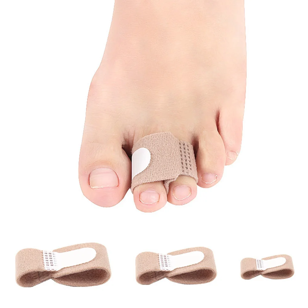 

5PCS/ SET Toe Separator Overlapping Toe Binding Adult Claw Toe Bending Correction Fixation with Finger Joint Fixation Straighten