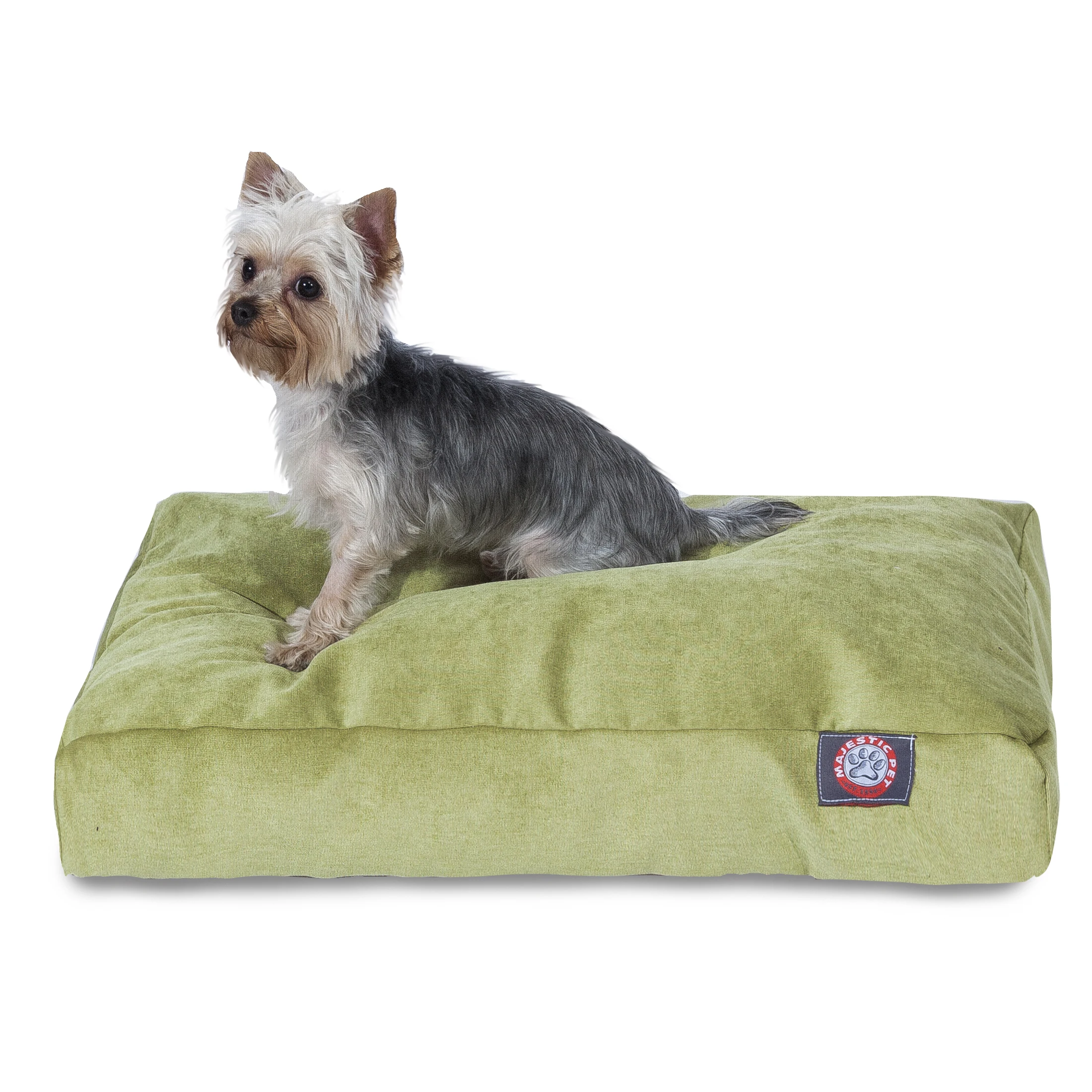 

| Villa Velvet Rectangle Pet Bed For Dogs, Removable Cover, , Medium