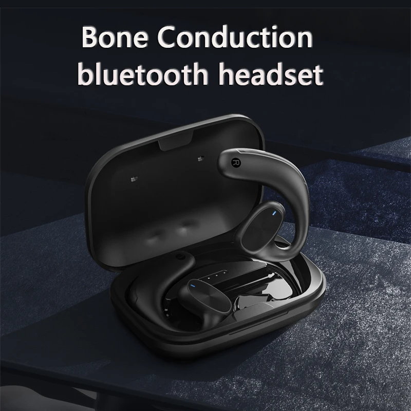 

Наушники с костной проводимостью, беспроводные наушники-вкладыши, Bluetooth, настоящая Беспроводная звукопроводность воздуха, водонепроницаемая фитнес-гарнитура для вождения с микрофоном