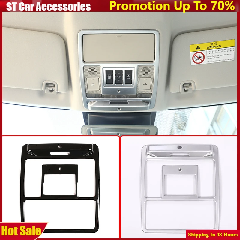 

For Land Rover Evoque Discovery 5 LR5/Sport Jaguar XFL 2017-2021,ABS Roof Reading Lamp Frame Trim Cover,Car Interior Accessories