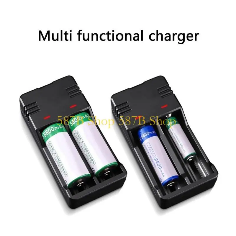 Фото 587B Эффективное USB -зарядное устройство для 18650 25650,14500,10440,16340 21700 18500 моделей USB 18650 Источники питания №2