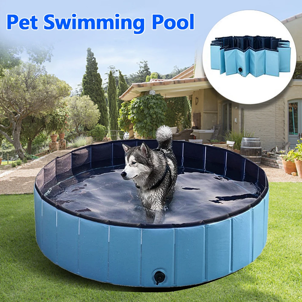 Pet Bath Swimming Tub Bathtub Pet Swimming Pool Pet Product for Dogs Cats Kids Dog Pool Foldable Dog Swimming Pool