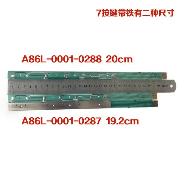 

Original A86L-0001-0287 0288 Fanuc 7 button with iron sheet wamly for 1year