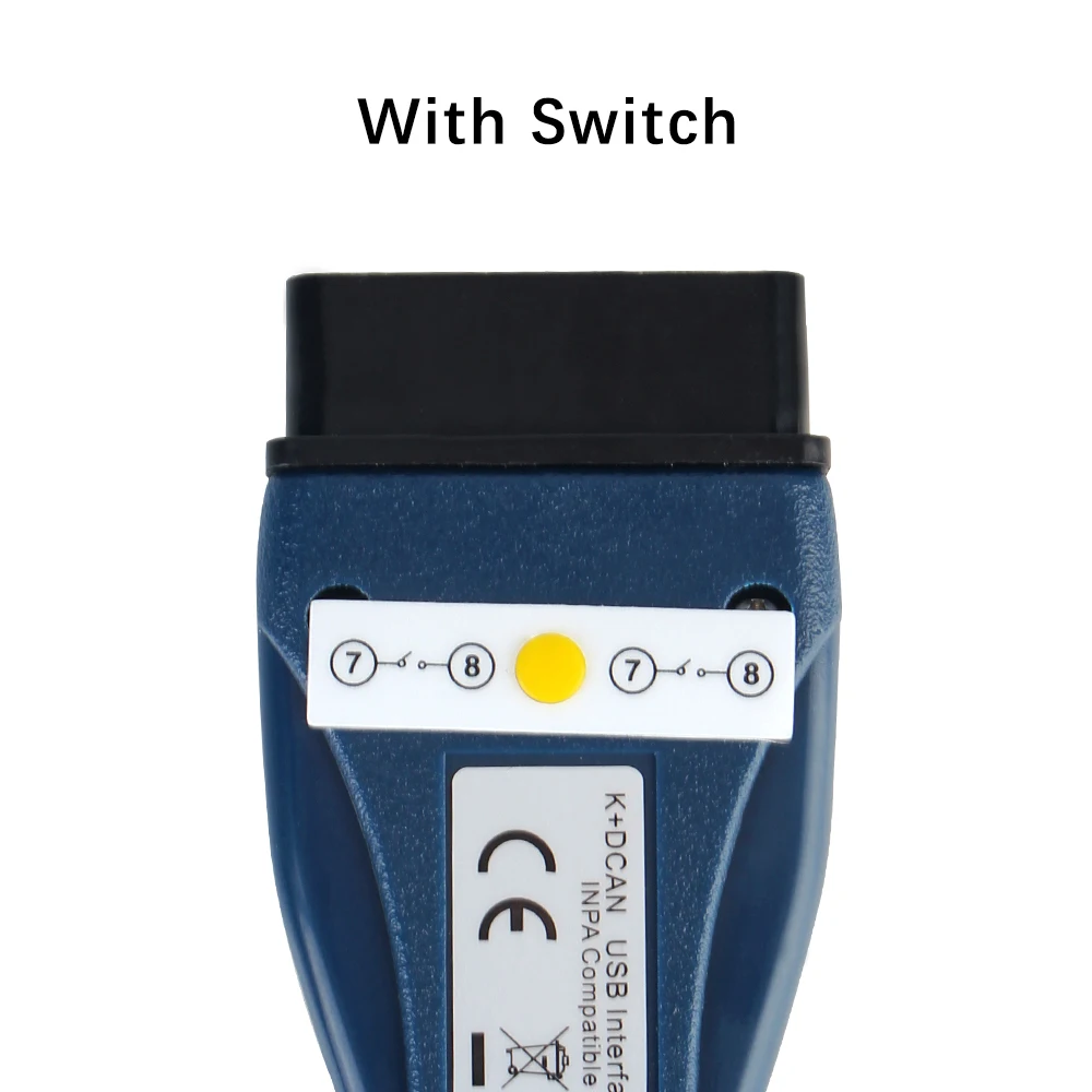 С переключателем FTDI FT232 чип OBD2 сканер K + CAN для BMW E шасси E46 E60 E87 MINI R50 автомобильные