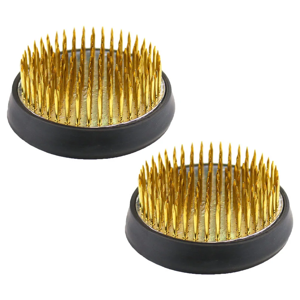 

Cleaning Brush Planting Tool Flower Arrangement Fixing Needle Base Copper Holder