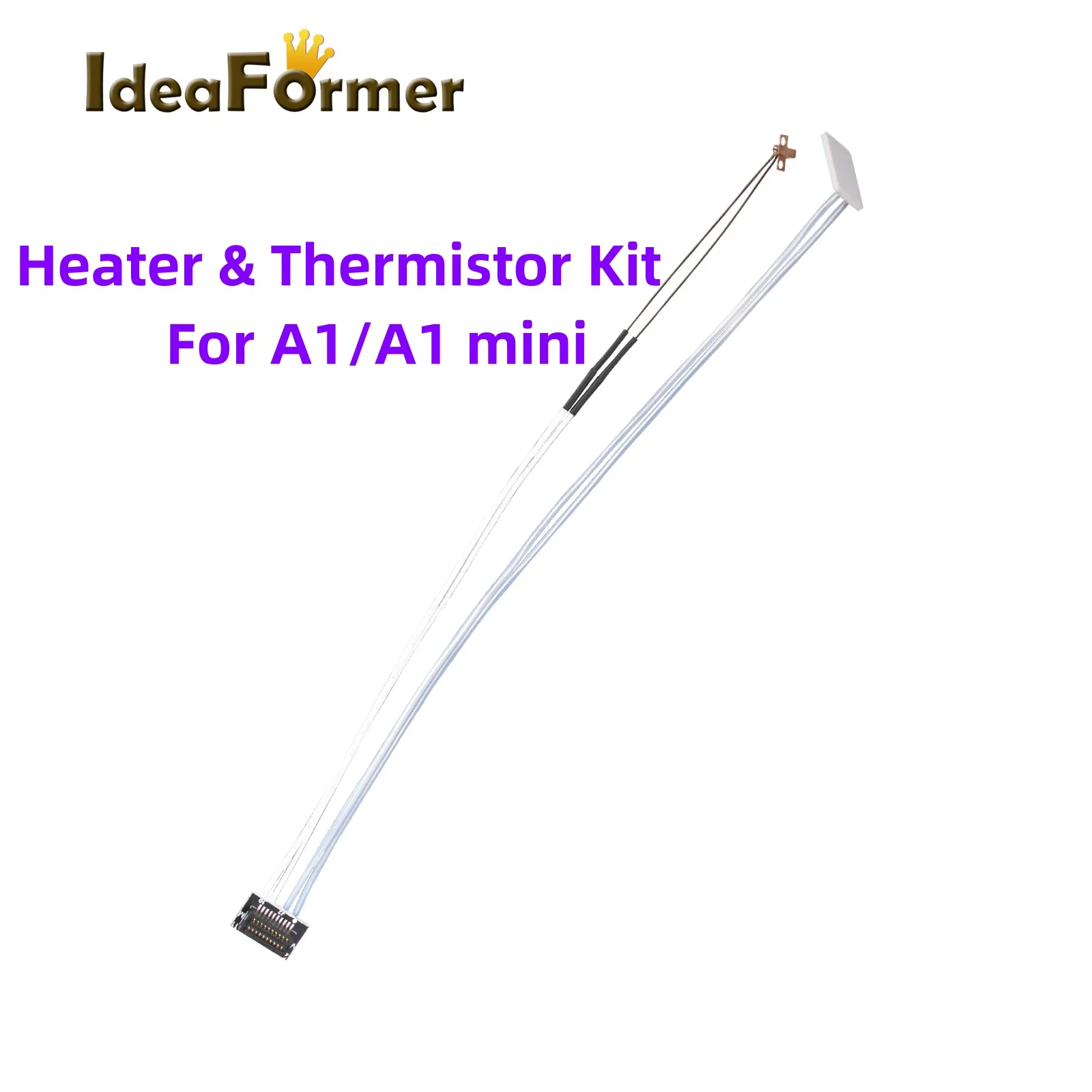 1/2 шт. для Bambu Lab A1/A1 мини-термистор нагревательная пластина mini Hotend быстрая замена