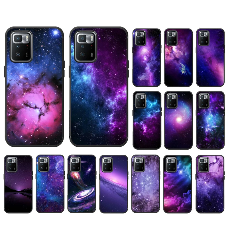 

Purple Blue Pink Space Fantasy Phone Case For Xiaomi Redmi Note 11 10 Pro Note 8 Pro 9Pro Note9 9S 10S 9T Redmi 10 9C 9A