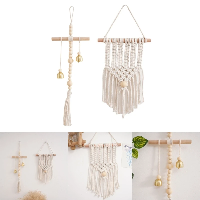 

Hand-woven Pendant Wall Hanging Art Tapestry Crafts for Home Bedroom Living-Room