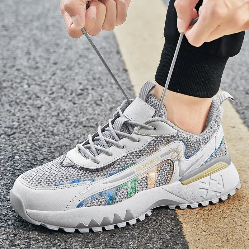 Brand New Men's Golf Shoes Mesh Breathable Men's Golf Training Sneakers Autumn Outdoor Jogging Shoes Golf Sneakers Size 39-46