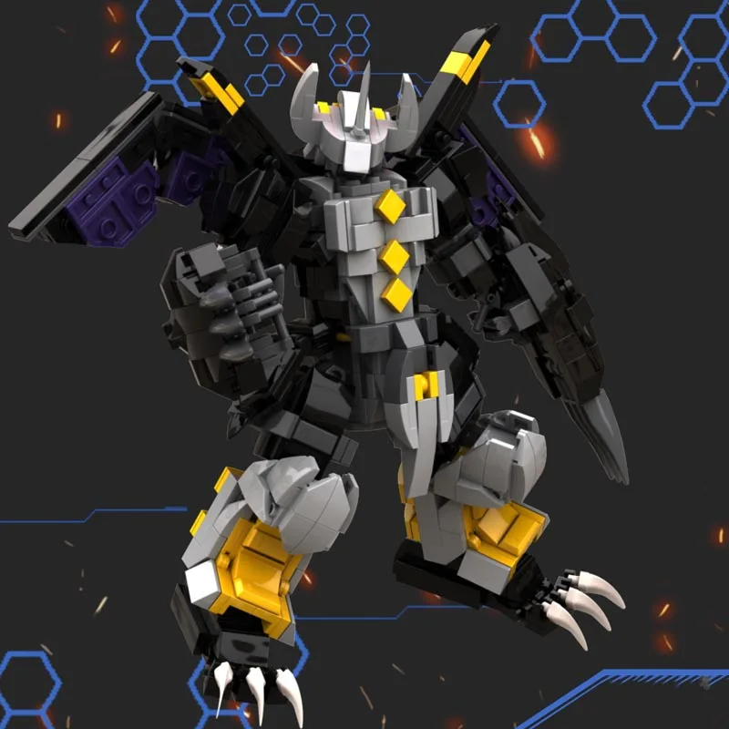 Конструктор MOC оригинальный механический воин игрушки для детей броня робот