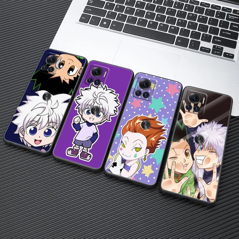 

Hunter X Hunters Moto G22 Silicon Case For Motorola G32 G52 G72 G30 G60 G31 G71 G82 G8 G9 Power G200 Phone Case Hisoka Gon Anime