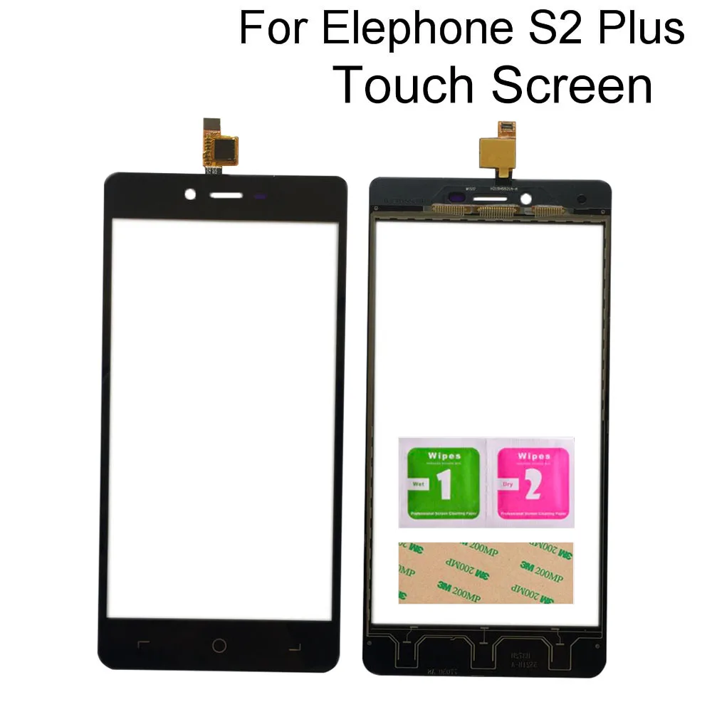 

Панель дигитайзера сенсорного экрана для Elephone S2 Plus S2plus, сменный сенсорный экран, фотоинструменты, клей 3M