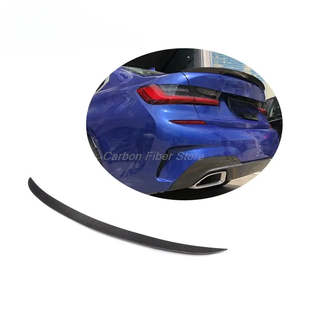 

Carbon Fiber G20 G28 Rear Spoiler for BMW 3 Series 330i M340i x Drive Base Sedan 4-Door 2019 P Style