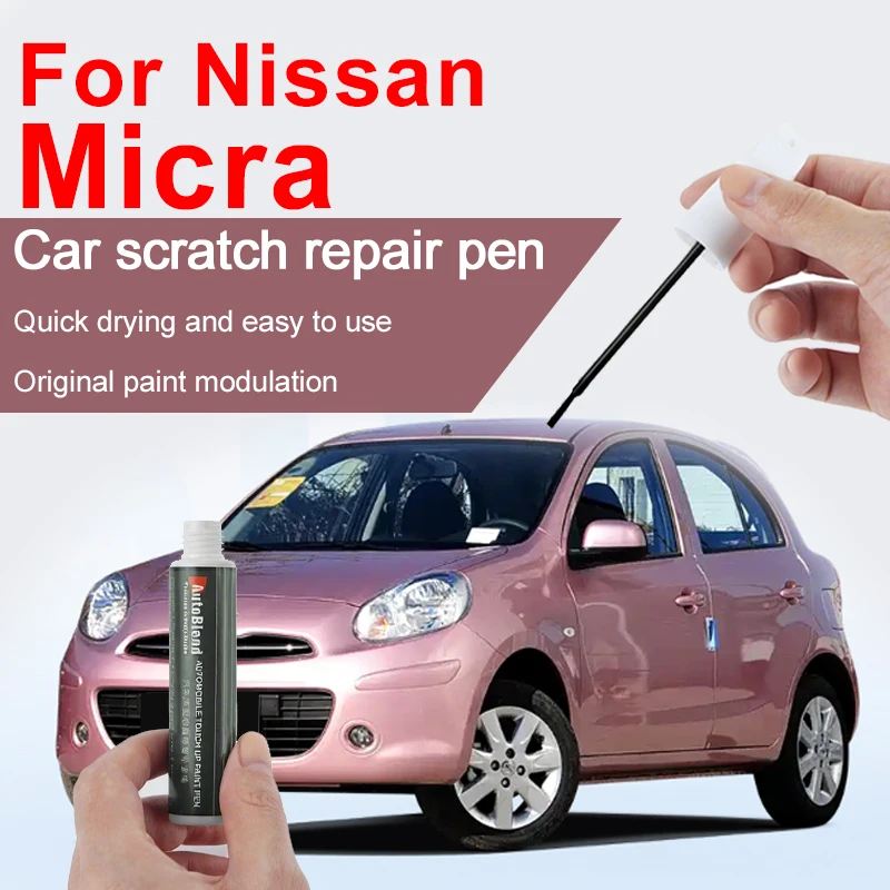 Фото Ручка для удаления царапин и ремонта краски Nissan Micra, заводской процесс, соответствующий цвету, инструмент для ремонта автомобильной краски, Калифорния, оранжевый №1