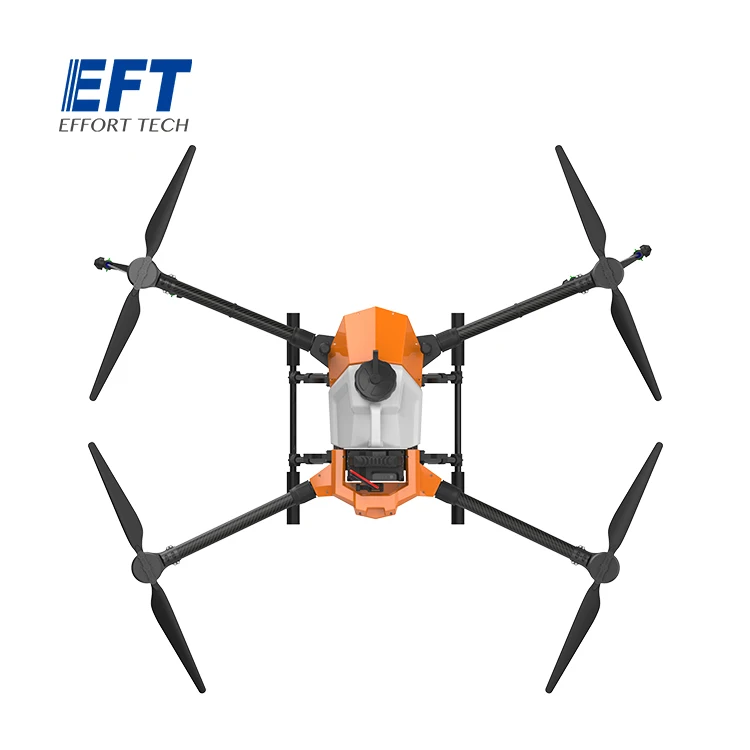 Agricultural uav EFT G410 Four-axis 10L 10KG Spray Drone Frame Kit Brushless X8 Power System
Agricultural uav EFT G410 Four-axis 10L 10KG Spray Drone Frame Kit Brushless X8 Power System