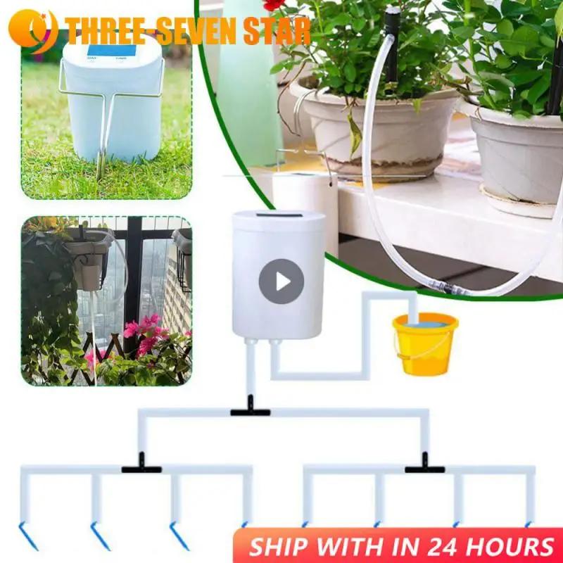 Garden Automatic Watering Pump Rechargeable Intelligent Controller Indoor Plants Drip Irrigation Device Water Pump Timer System