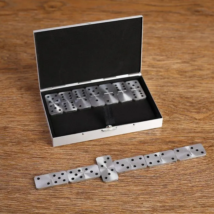 Карманное мини домино (металл) | Игрушки и хобби