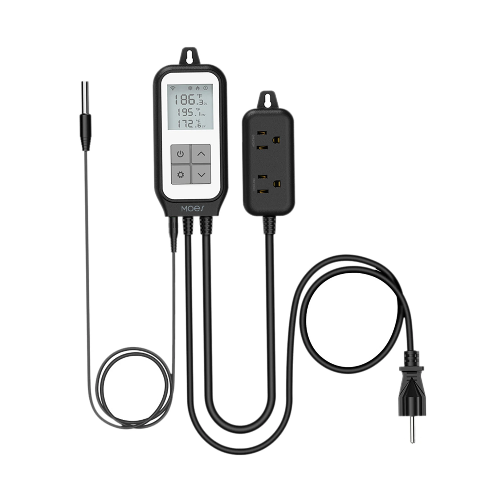 

Wifi Temperature Controller Thermostat Heating Cooling Outlet with Google Home APP Control