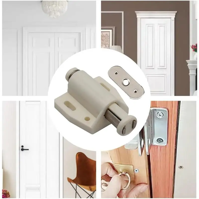 Кнопочная защелка для шкафа Прочная кнопочная Магнитная пресс-защелка