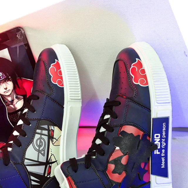 Кроссовки унисекс в стиле хип-хоп для мужчин и женщин высокие кеды аниме косплея