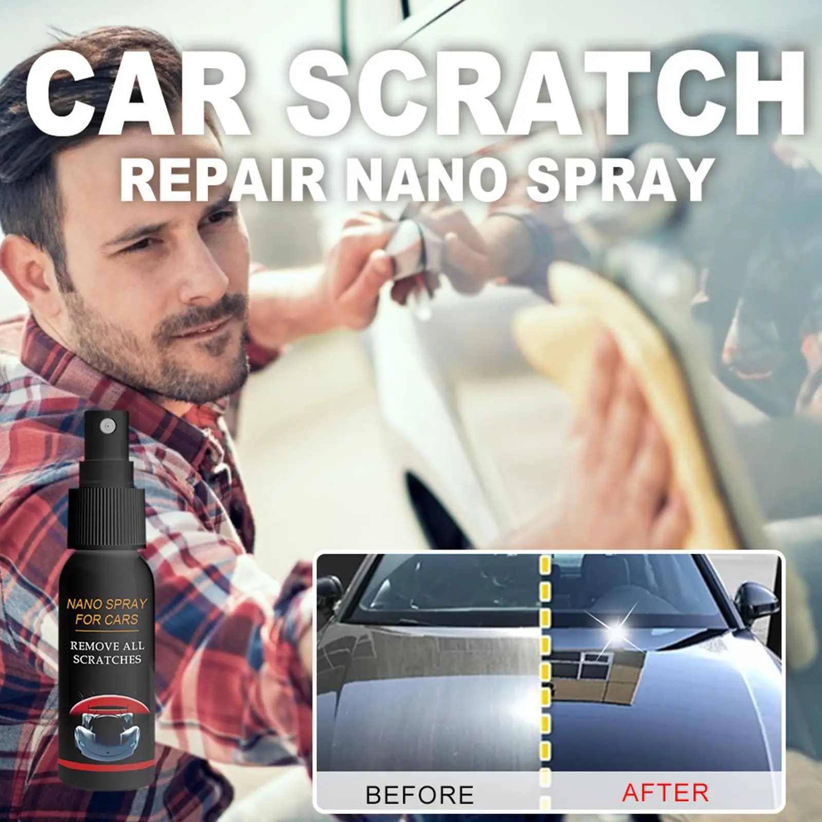 

Автомобильное керамическое нано-покрытие 30/120 мл, спрей, полировка, пыленепроницаемый, кристаллическое покрытие, герметик, Гидрофобный быст...