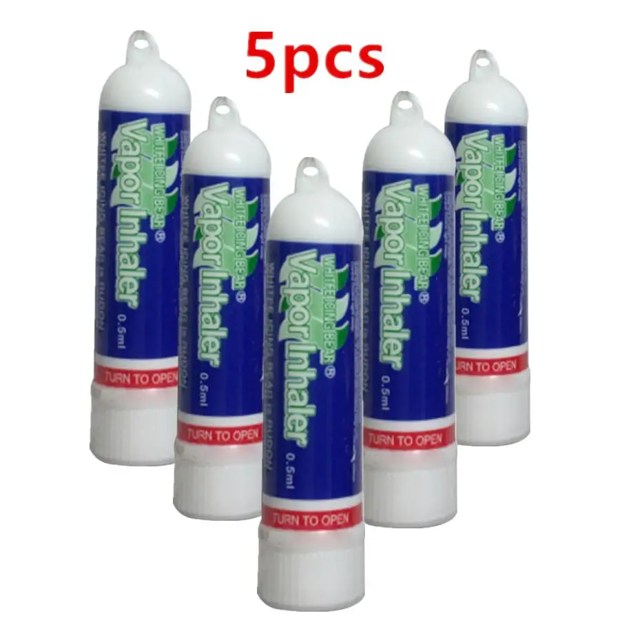 

5 Pcs Nasal Essential Oils Rhinitis Mint Cream Refresh Nose Cold Cool Chinese Natural Herbal Ointment Nasal Inhaler