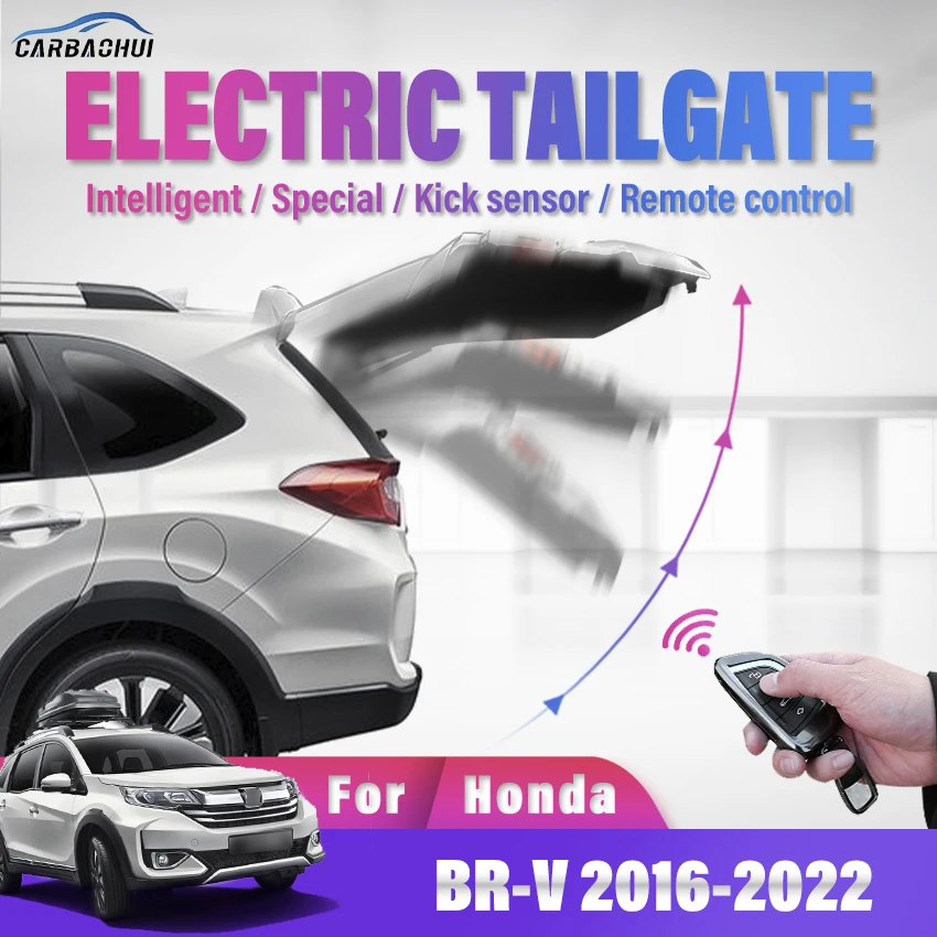 

Автомобильная электрическая задняя дверь, умный электрический привод багажника, датчик удара, автомобильный аксессуар для Honda BR-V BRV 2016-2022, комплект питания для задней двери